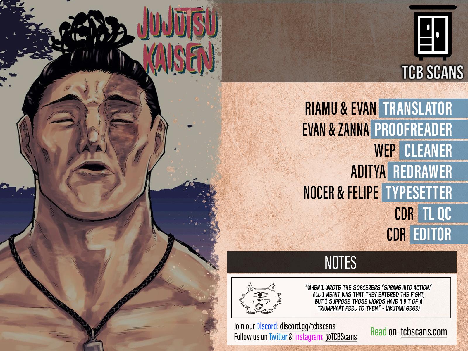 Read Jujutsu Kaisen ENGLISH Manga Online