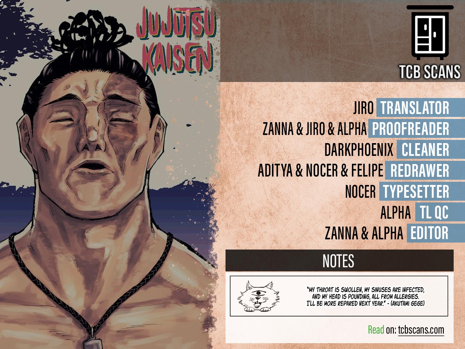 Read Jujutsu Kaisen ENGLISH Manga Online