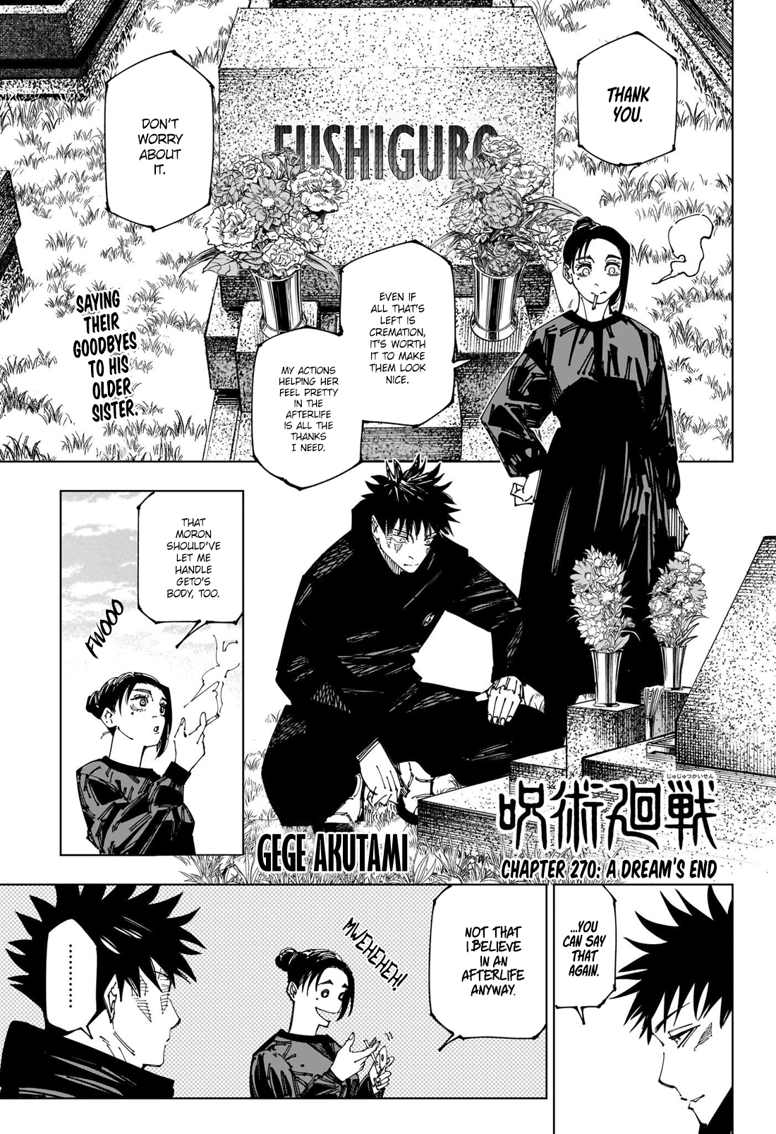 Read Jujutsu Kaisen ENGLISH Manga Online