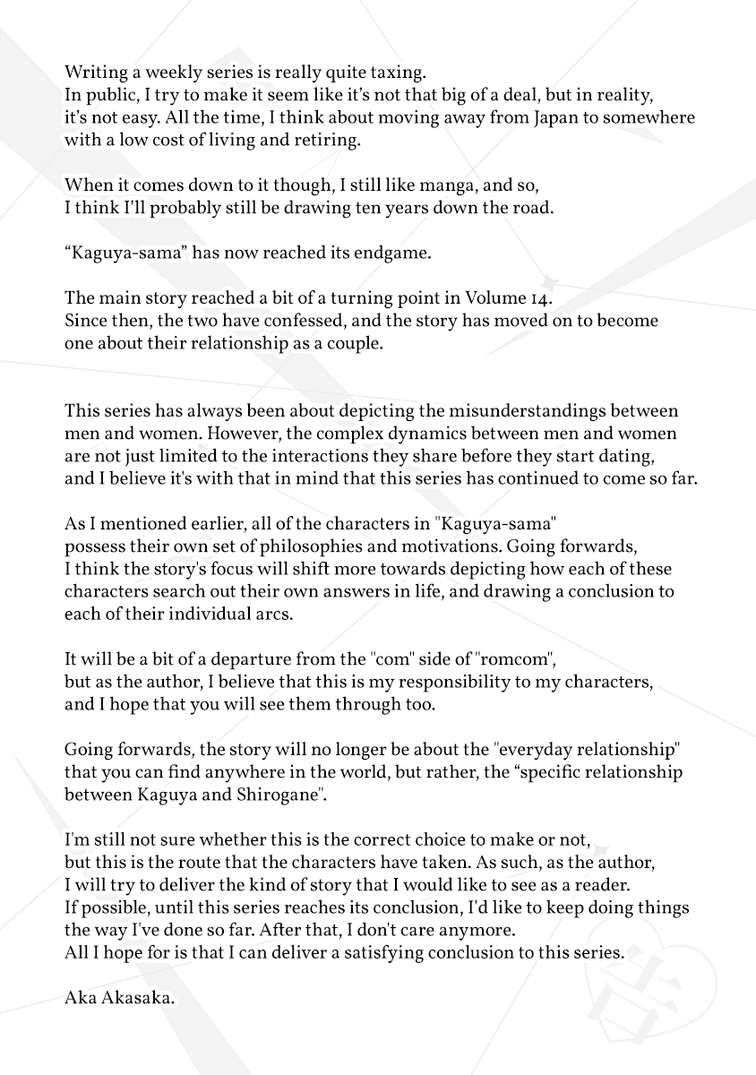 Read Kaguya-sama Love Is War ENGLISH Manga Online