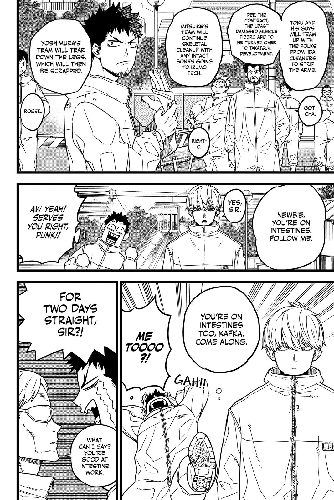 Read Kaiju No.8 ENGLISH Manga Online