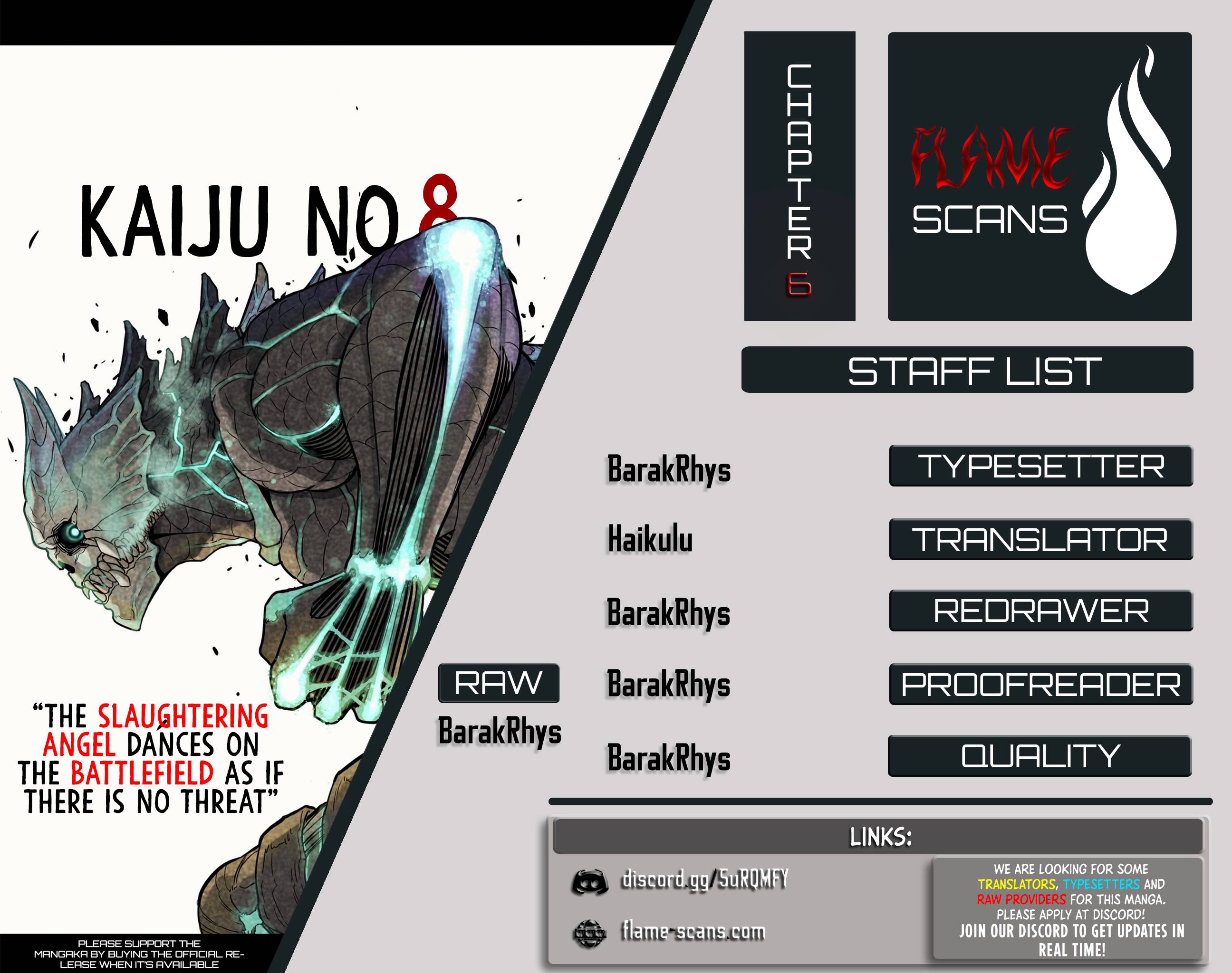 Read Kaiju No.8 ENGLISH Manga Online