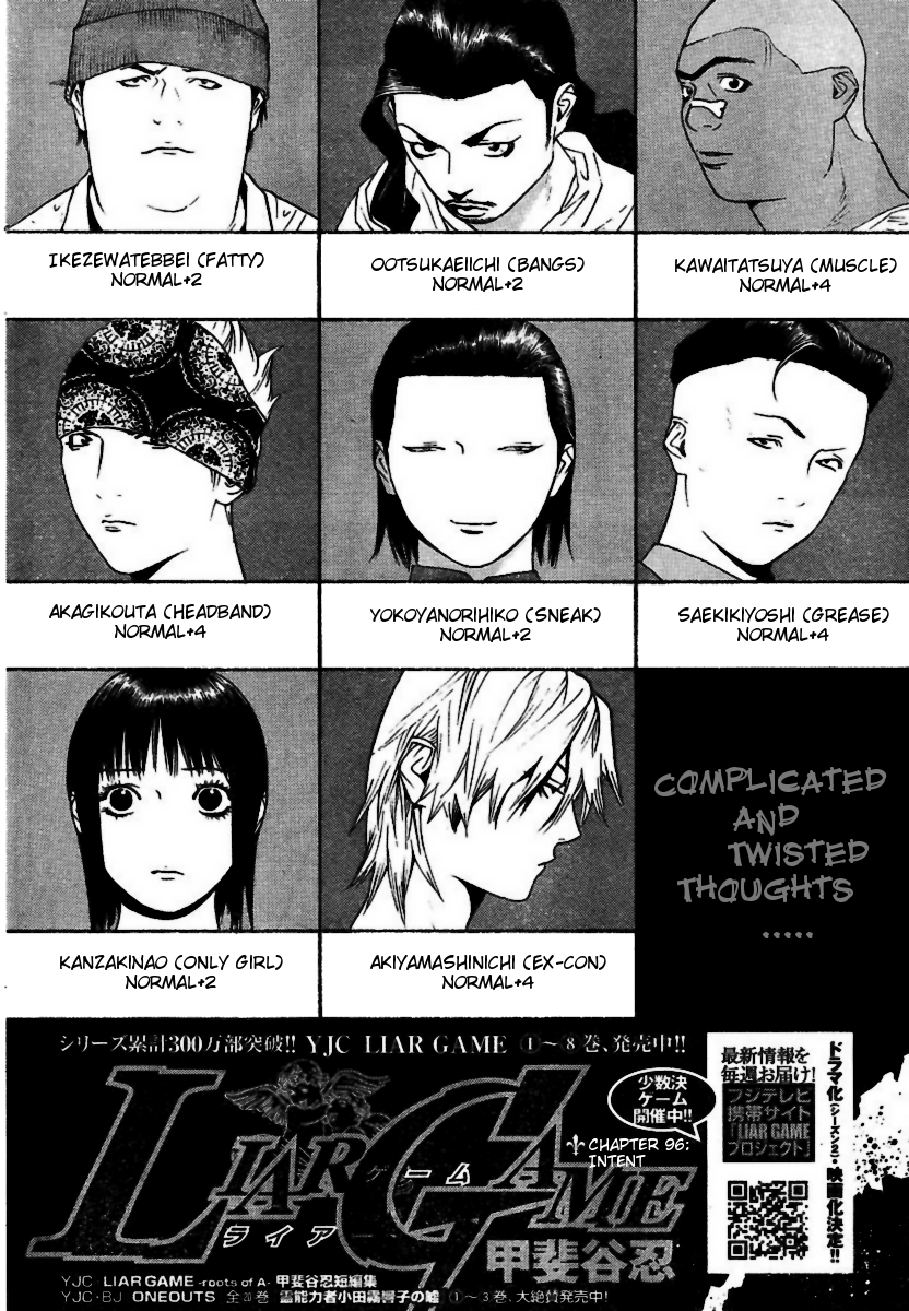 Read Liar Game ENGLISH Manga Online