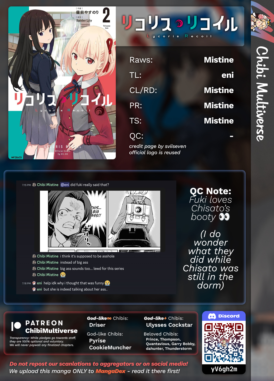 Read Lycoris Recoil ENGLISH Manga Online