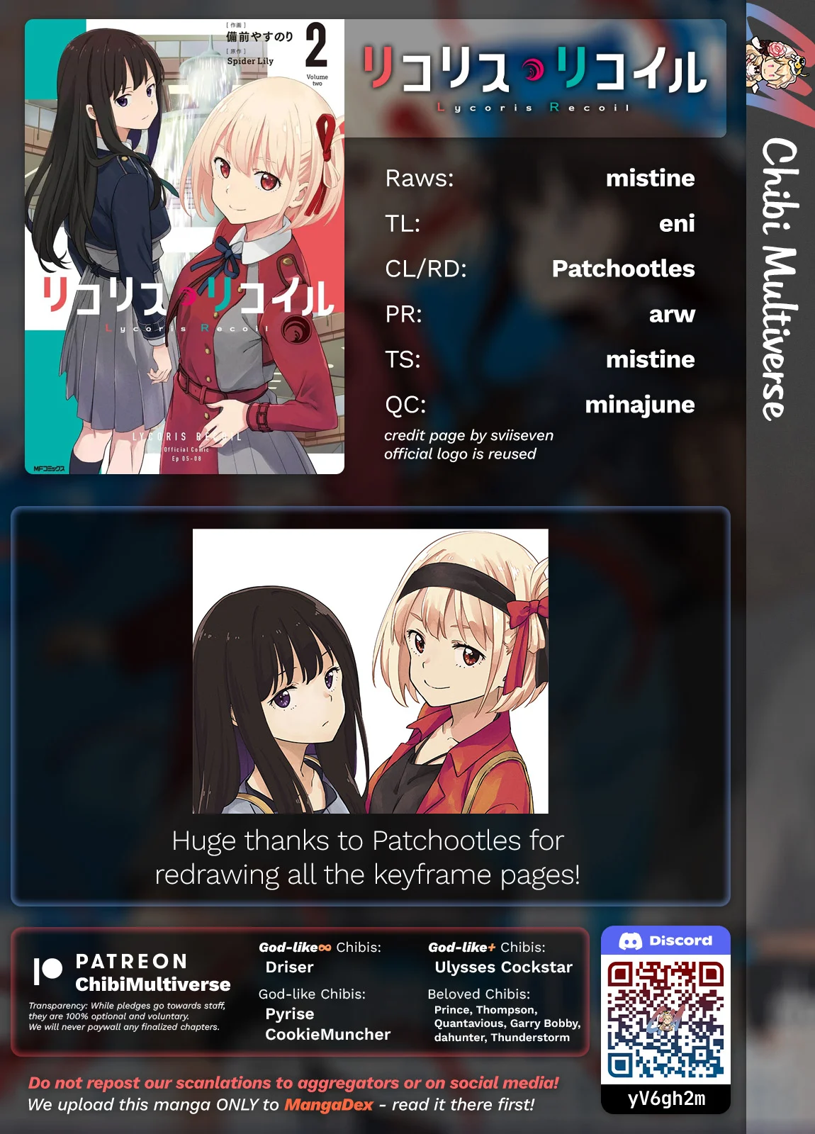 Read Lycoris Recoil ENGLISH Manga Online