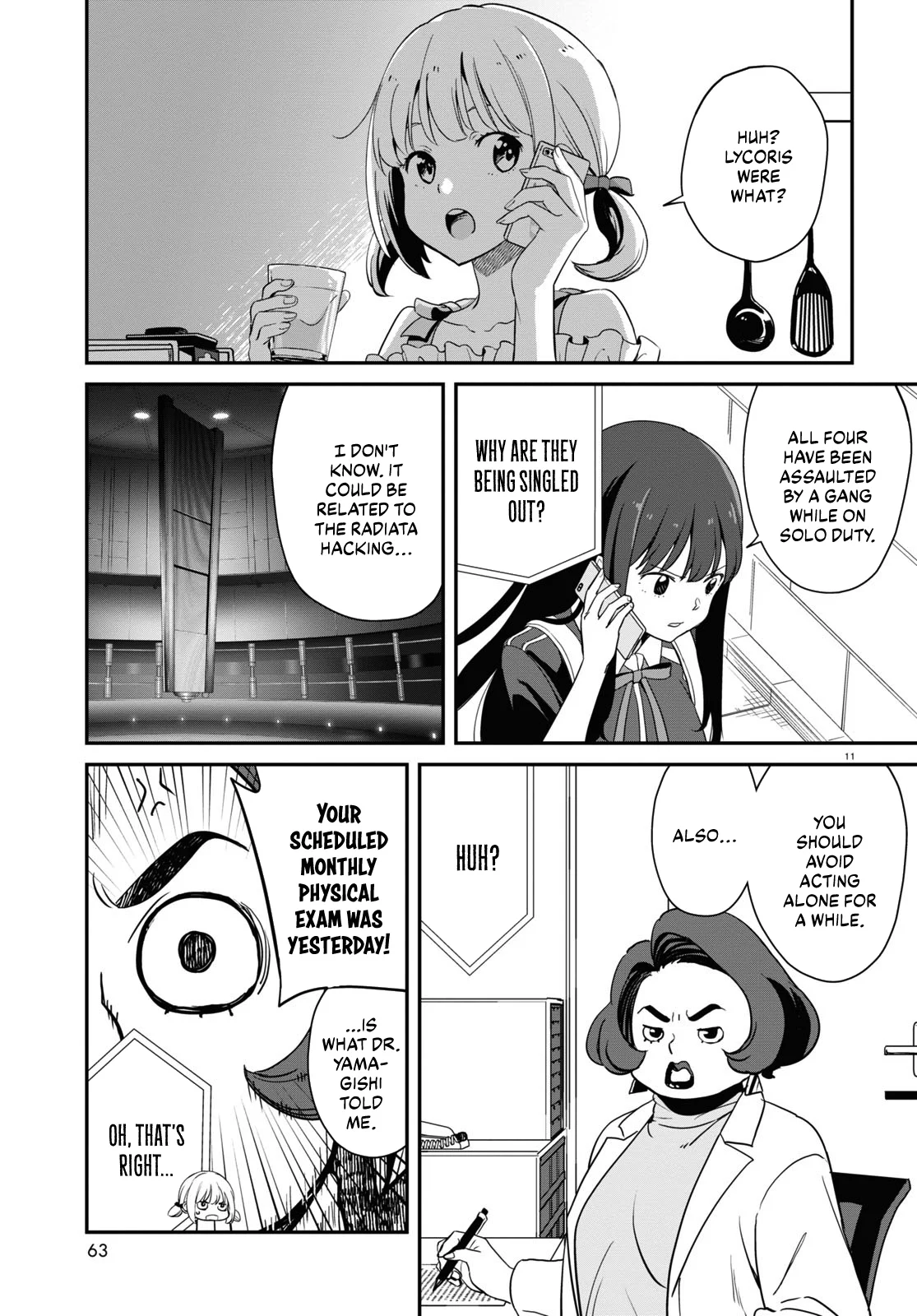 Read Lycoris Recoil ENGLISH Manga Online