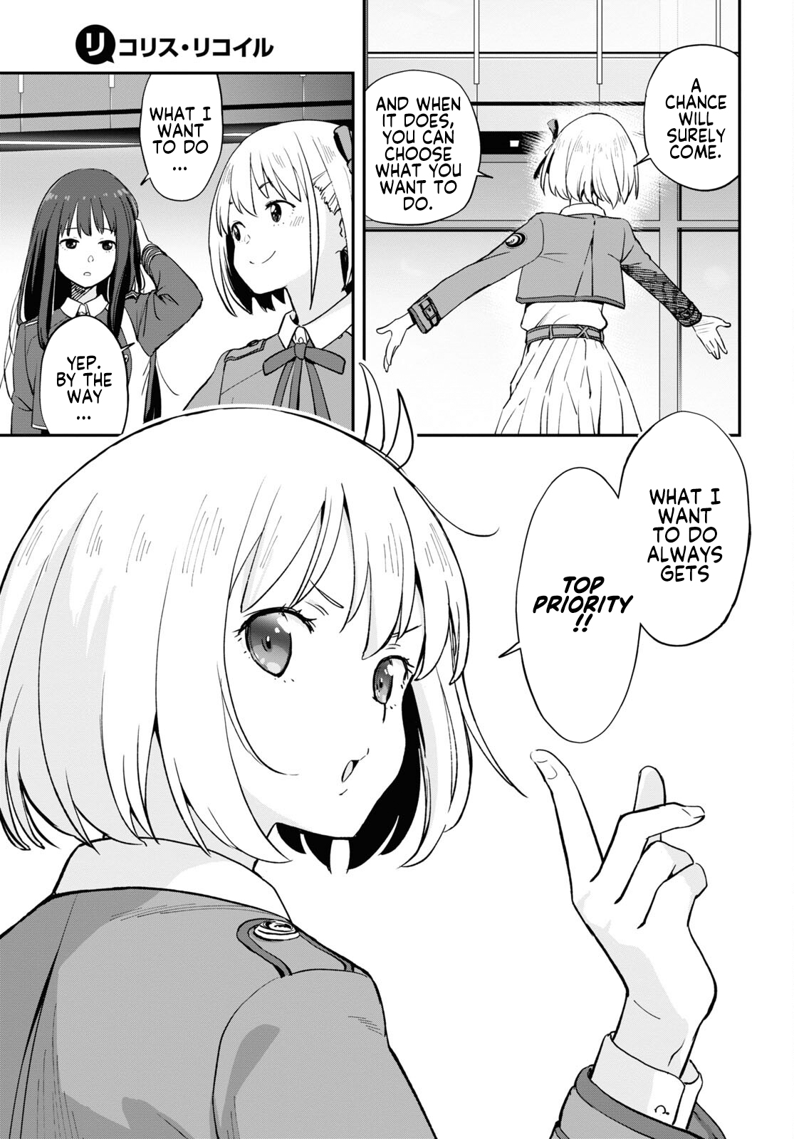 Read Lycoris Recoil ENGLISH Manga Online