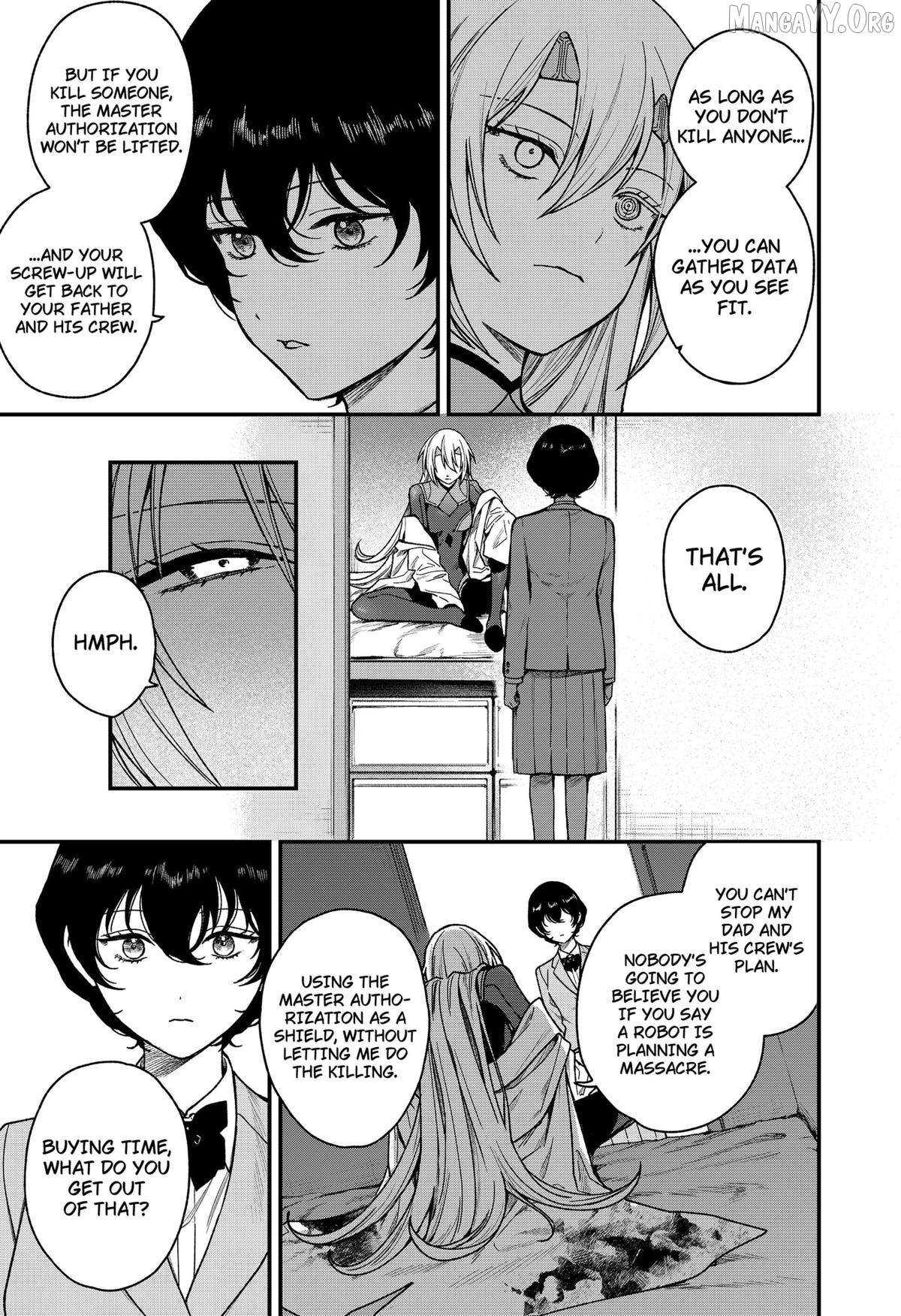 Read Manaka the Human and the Slaughter Robot ENGLISH Manga Online