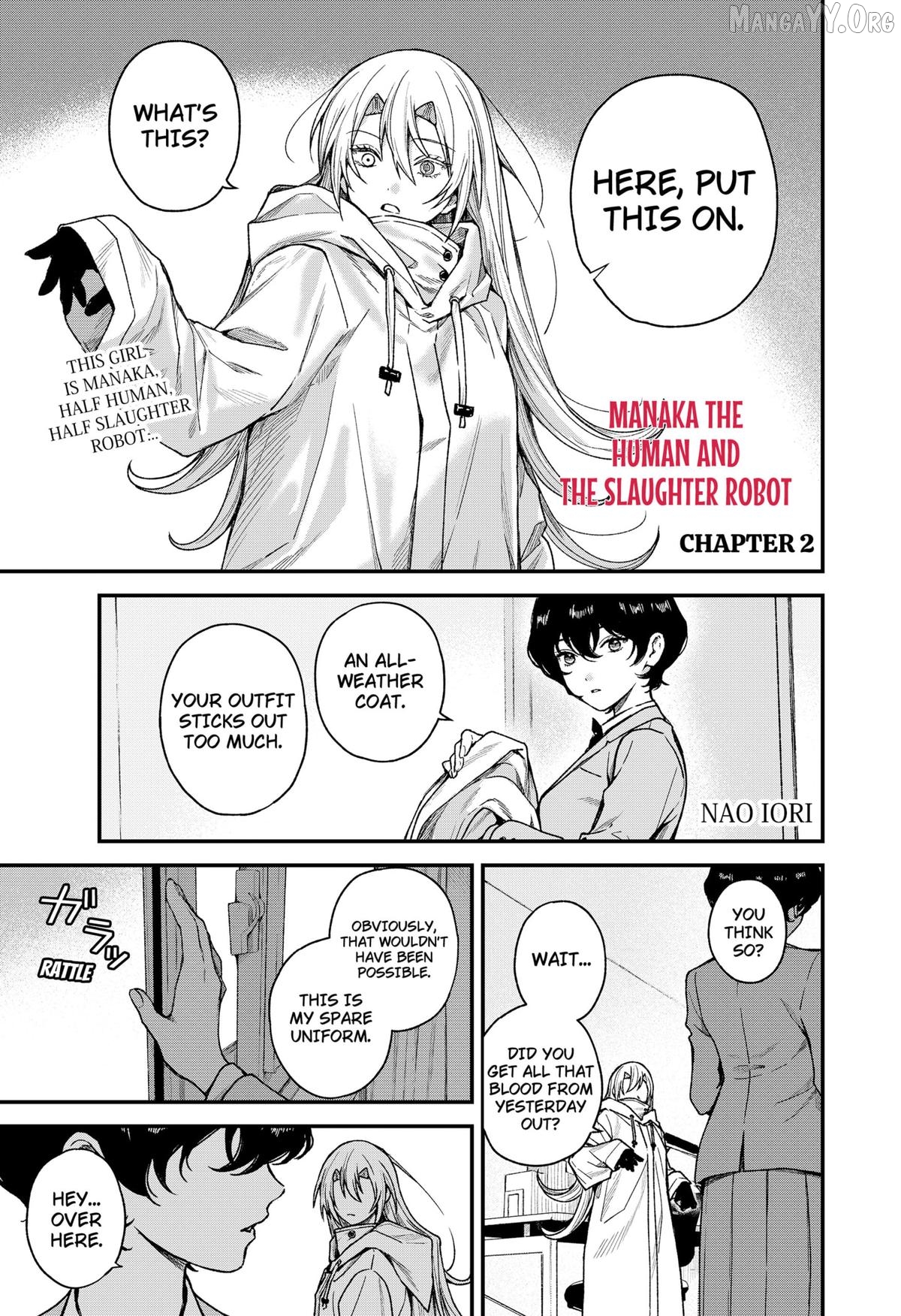 Read Manaka the Human and the Slaughter Robot ENGLISH Manga Online