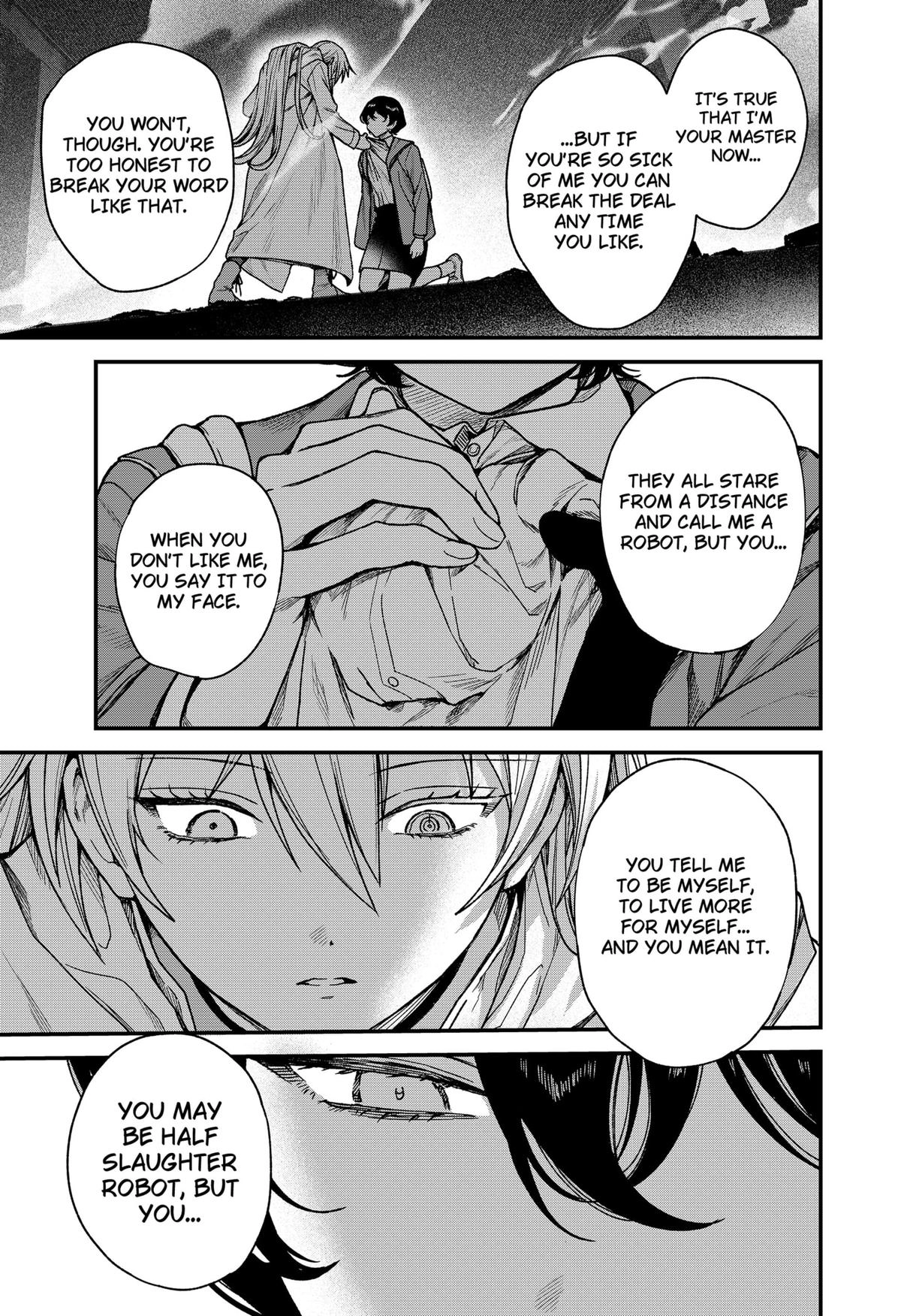 Read Manaka the Human and the Slaughter Robot ENGLISH Manga Online