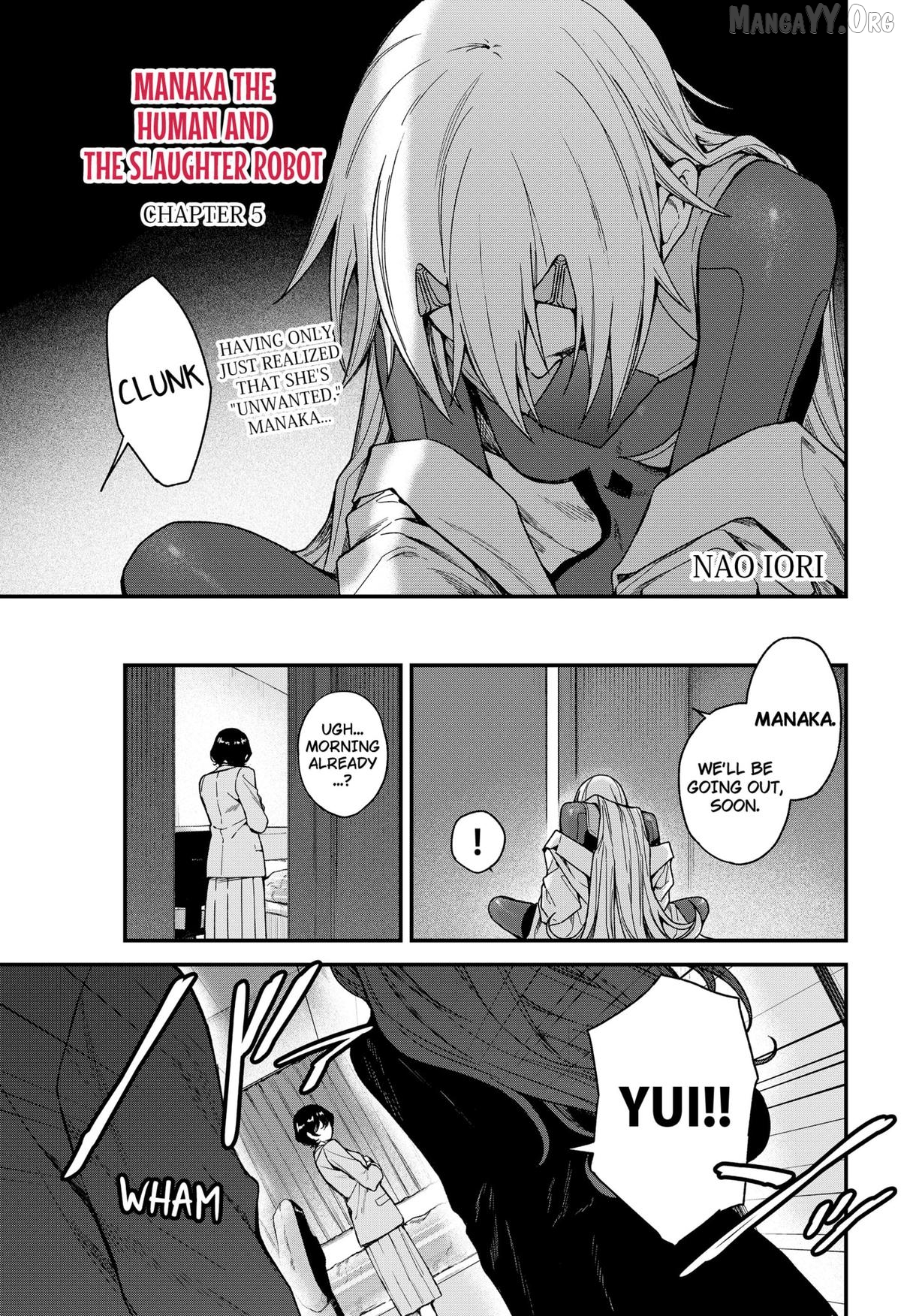 Read Manaka the Human and the Slaughter Robot ENGLISH Manga Online