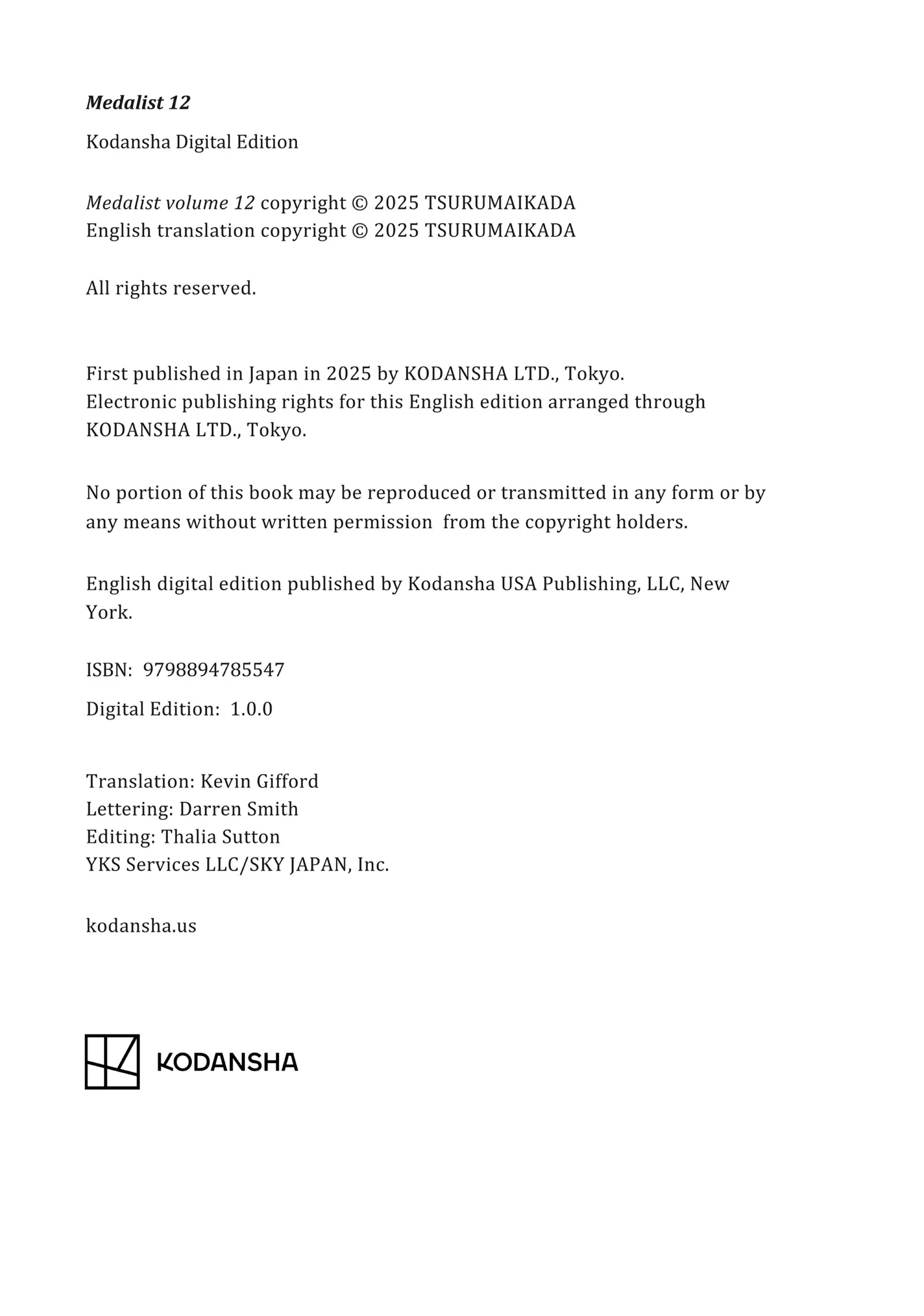 Read Medalist ENGLISH Manga Online