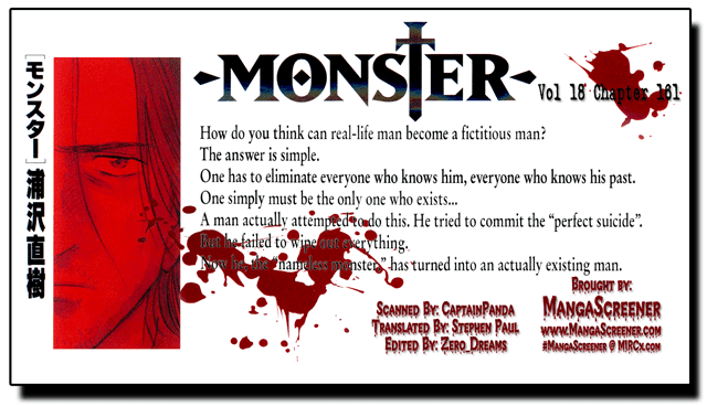 Read Monster ENGLISH Manga Online