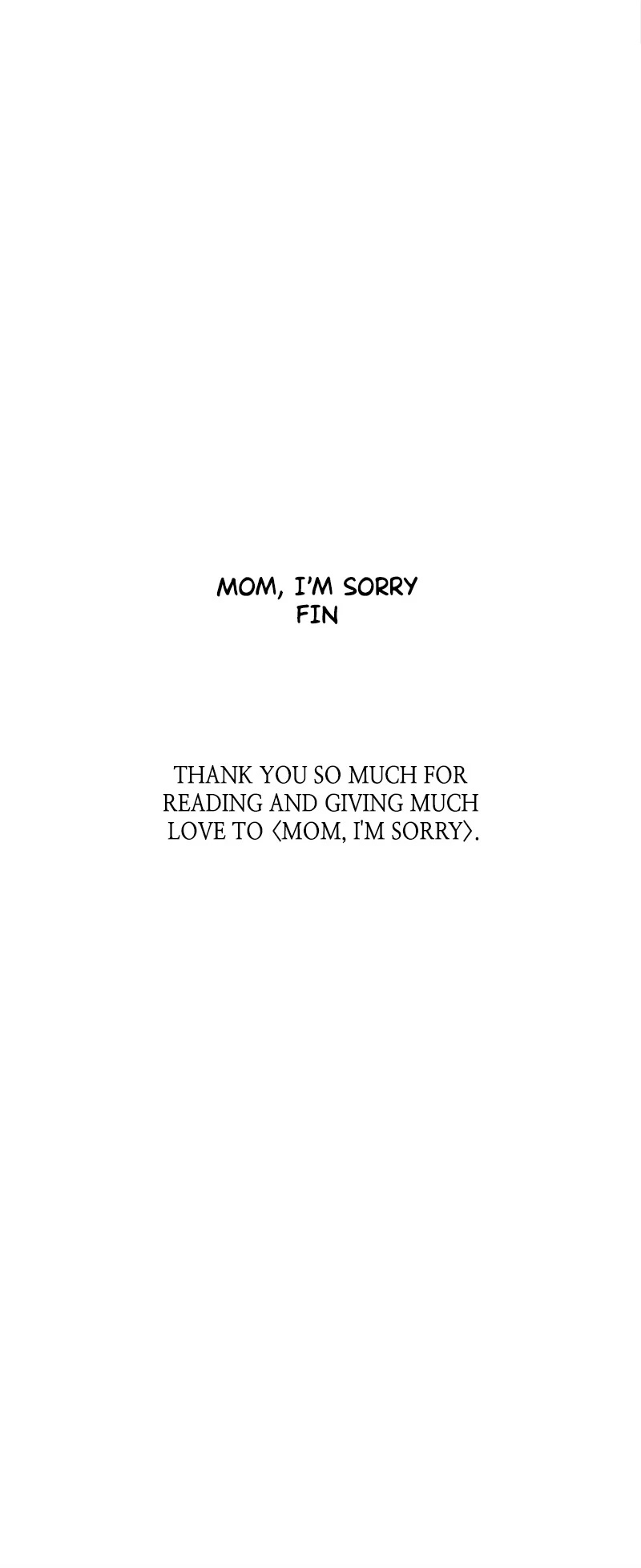 Read Mother, I'm Sorry ENGLISH Manga Online