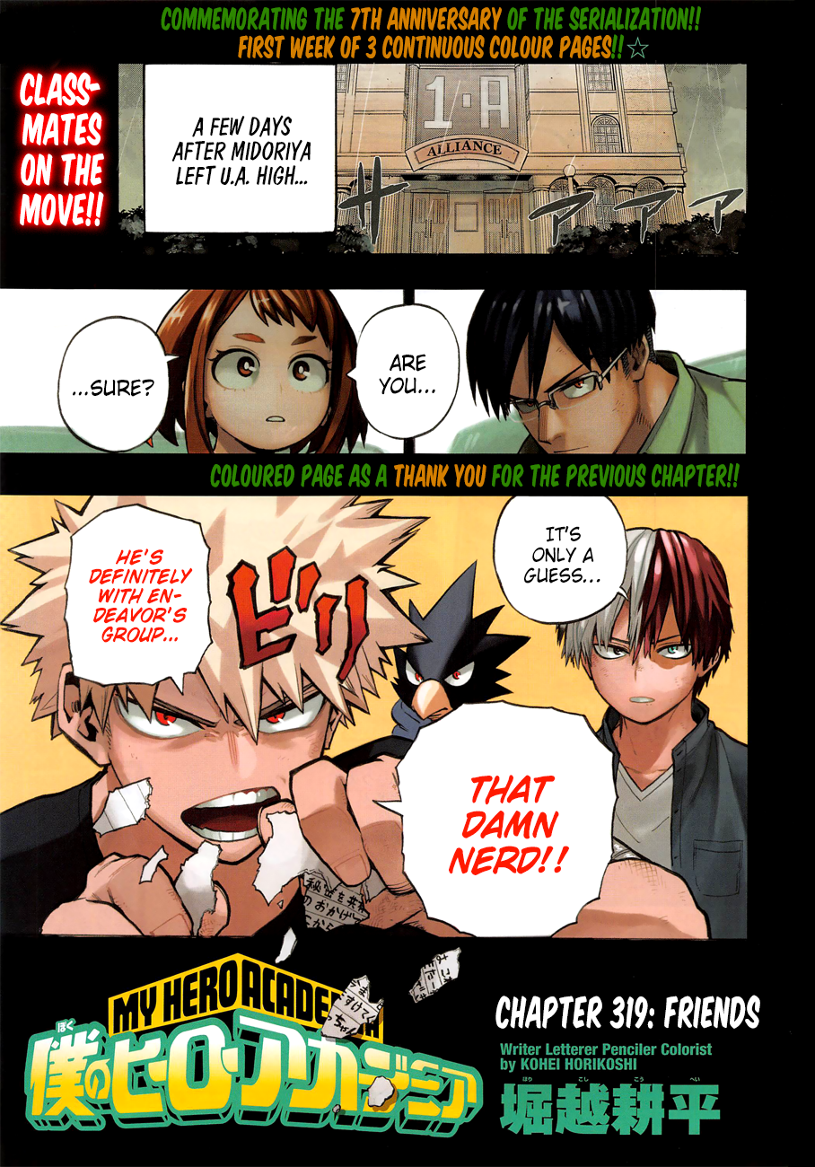 Read My Hero Academia ENGLISH Manga Online