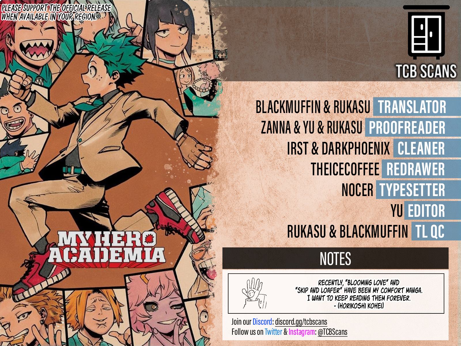 Read My Hero Academia ENGLISH Manga Online