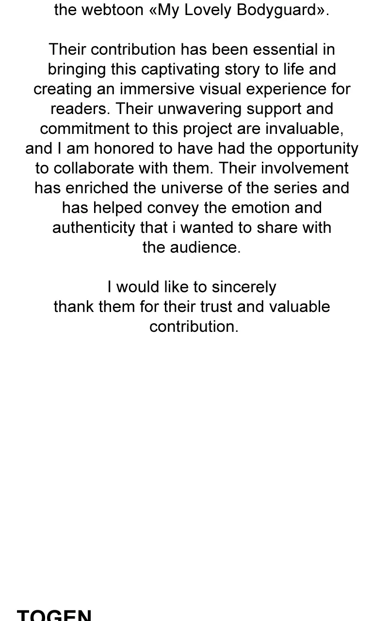 Read My Lovely Bodyguard ENGLISH Manga Online