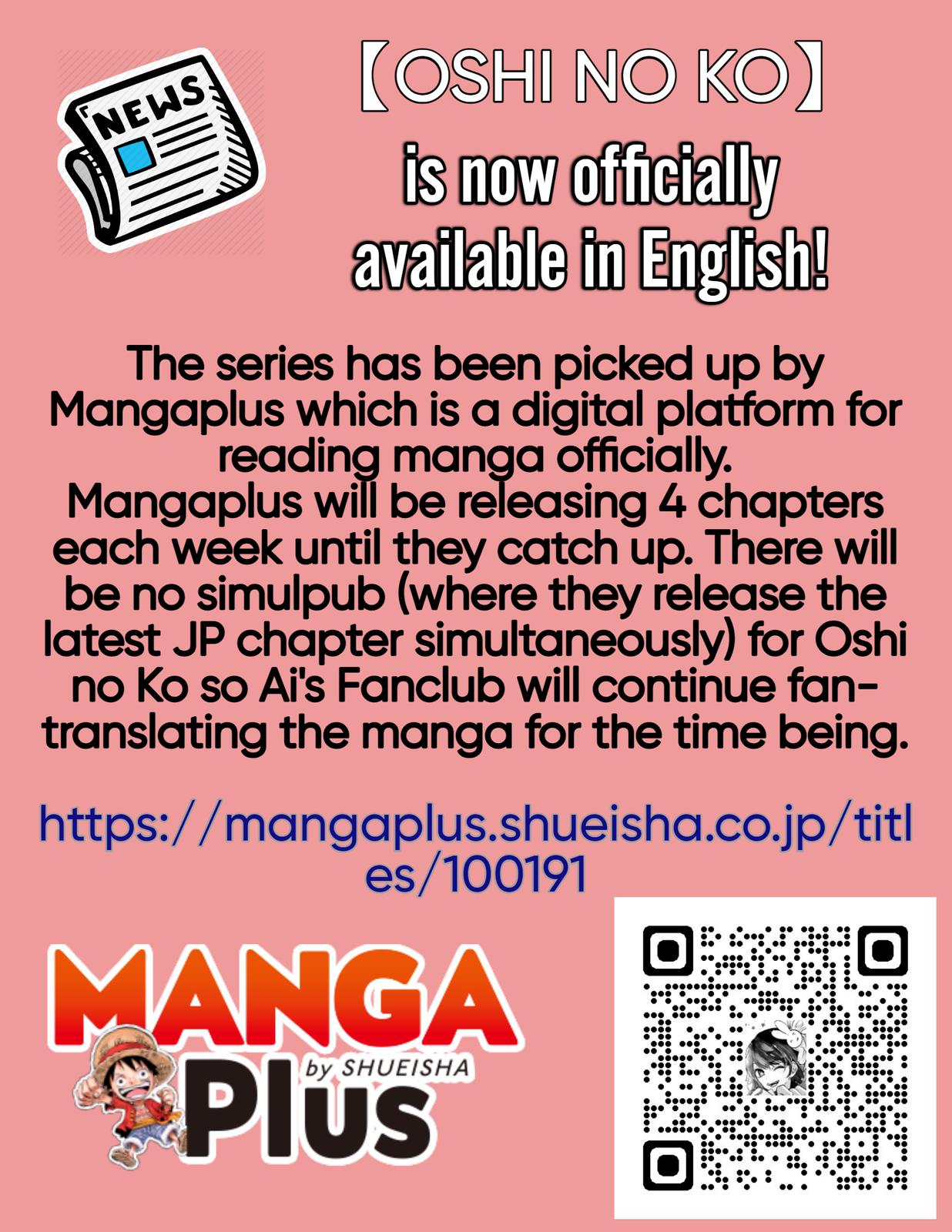 Read Oshi no Ko ENGLISH Manga Online