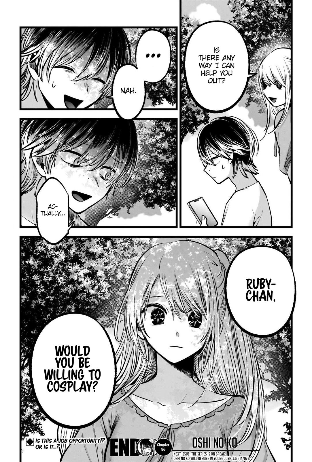 Read Oshi no Ko ENGLISH Manga Online