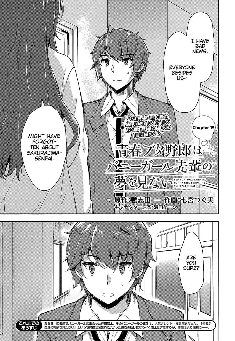 Read Rascal Does Not Dream of Bunny Girl Senpai ENGLISH Manga Online