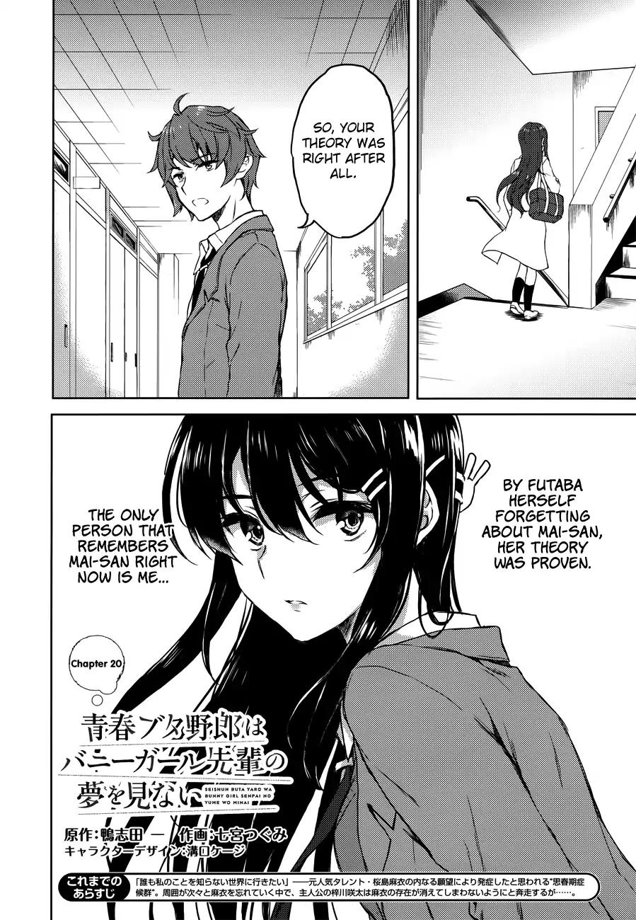 Read Rascal Does Not Dream of Bunny Girl Senpai ENGLISH Manga Online