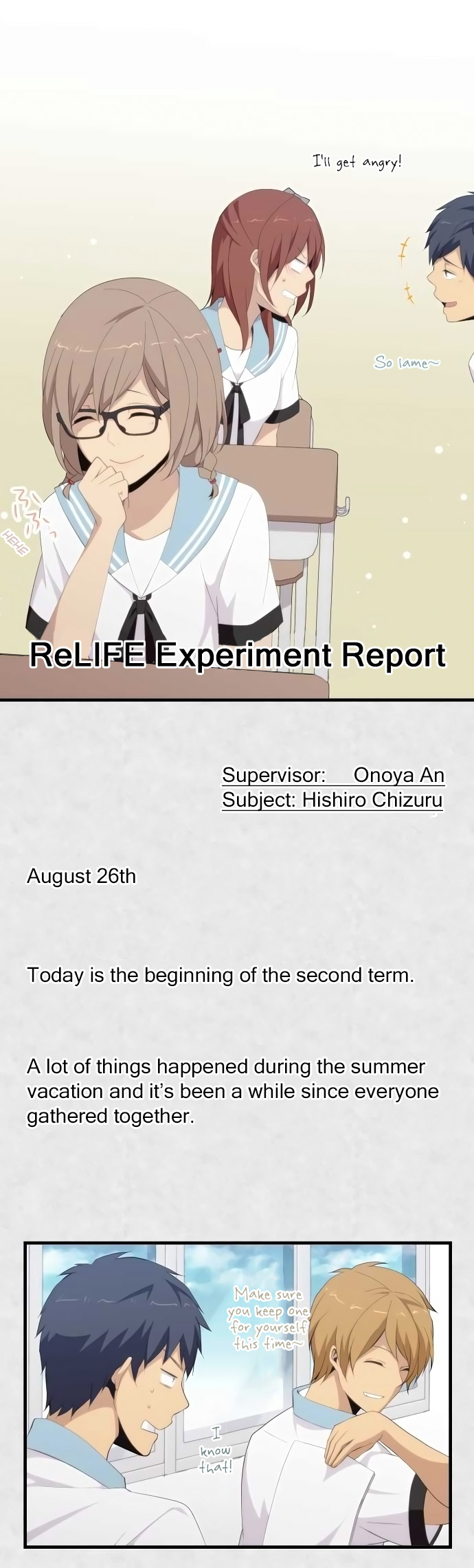 Read ReLIFE ENGLISH Manga Online