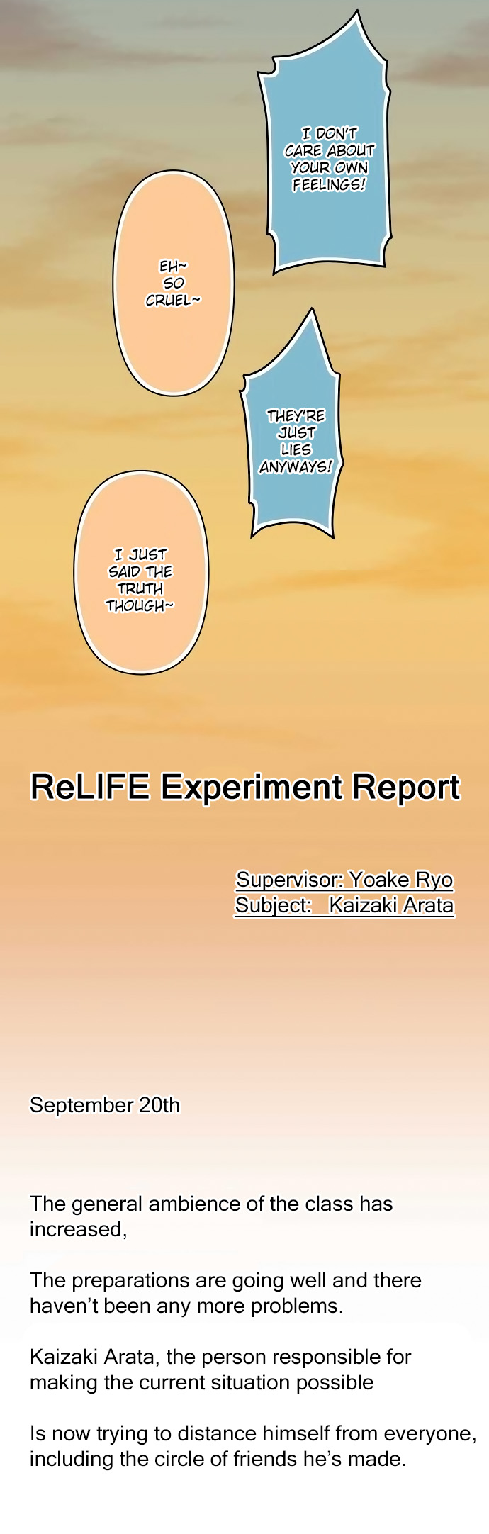 Read ReLIFE ENGLISH Manga Online