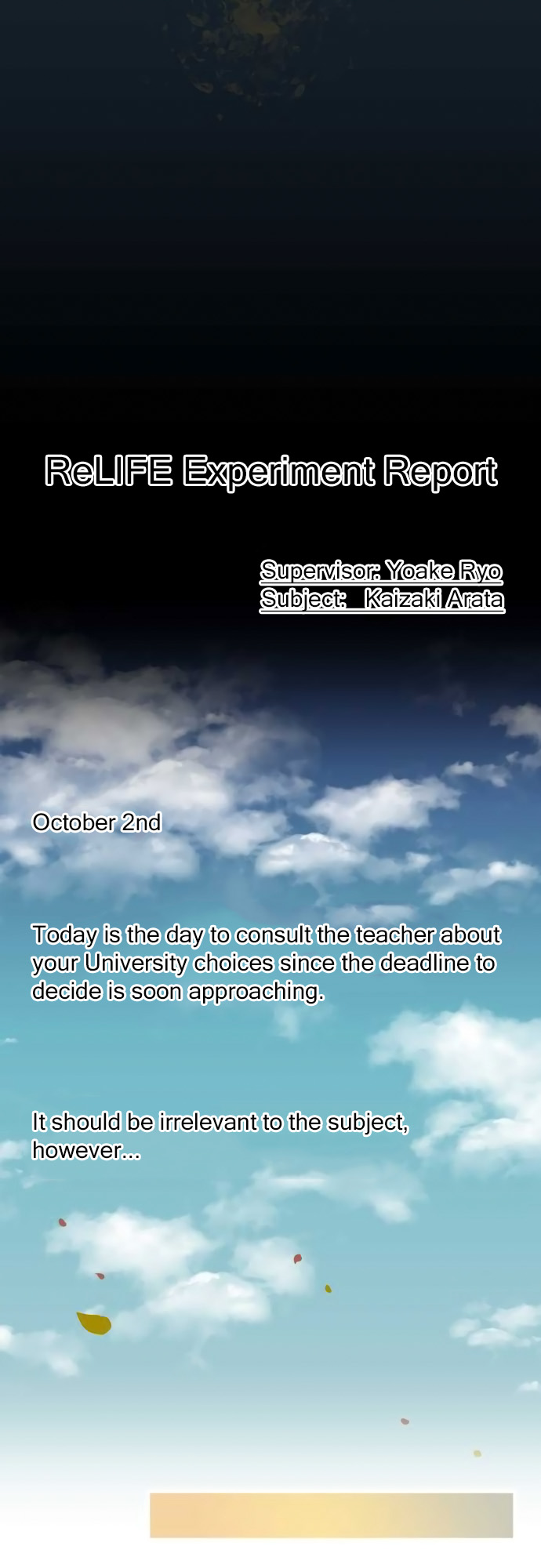 Read ReLIFE ENGLISH Manga Online