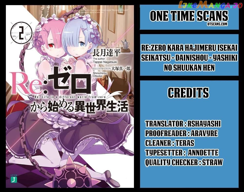 Read Re_Zero Kara Hajimeru Isekai Seikatsu - Dainishou - Yashiki no Shuukan Hen ENGLISH Manga Online