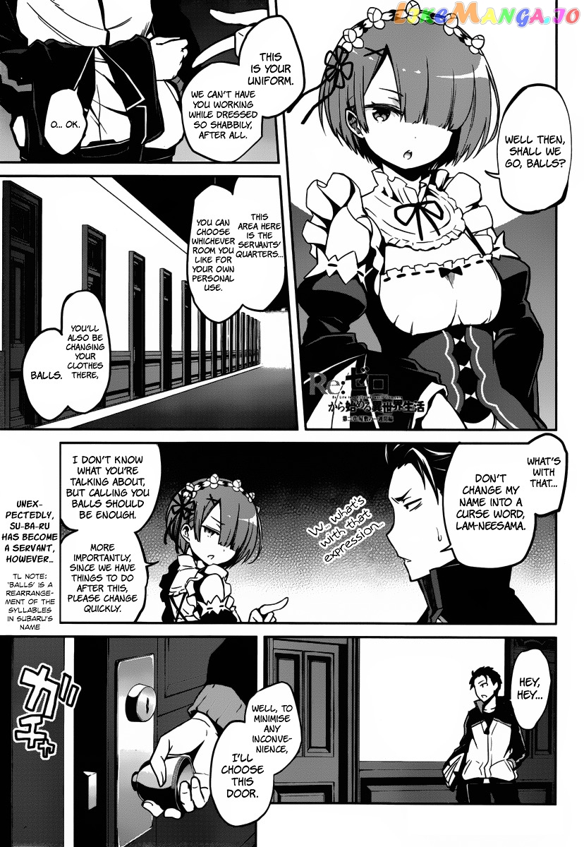 Read Re_Zero Kara Hajimeru Isekai Seikatsu - Dainishou - Yashiki no Shuukan Hen ENGLISH Manga Online