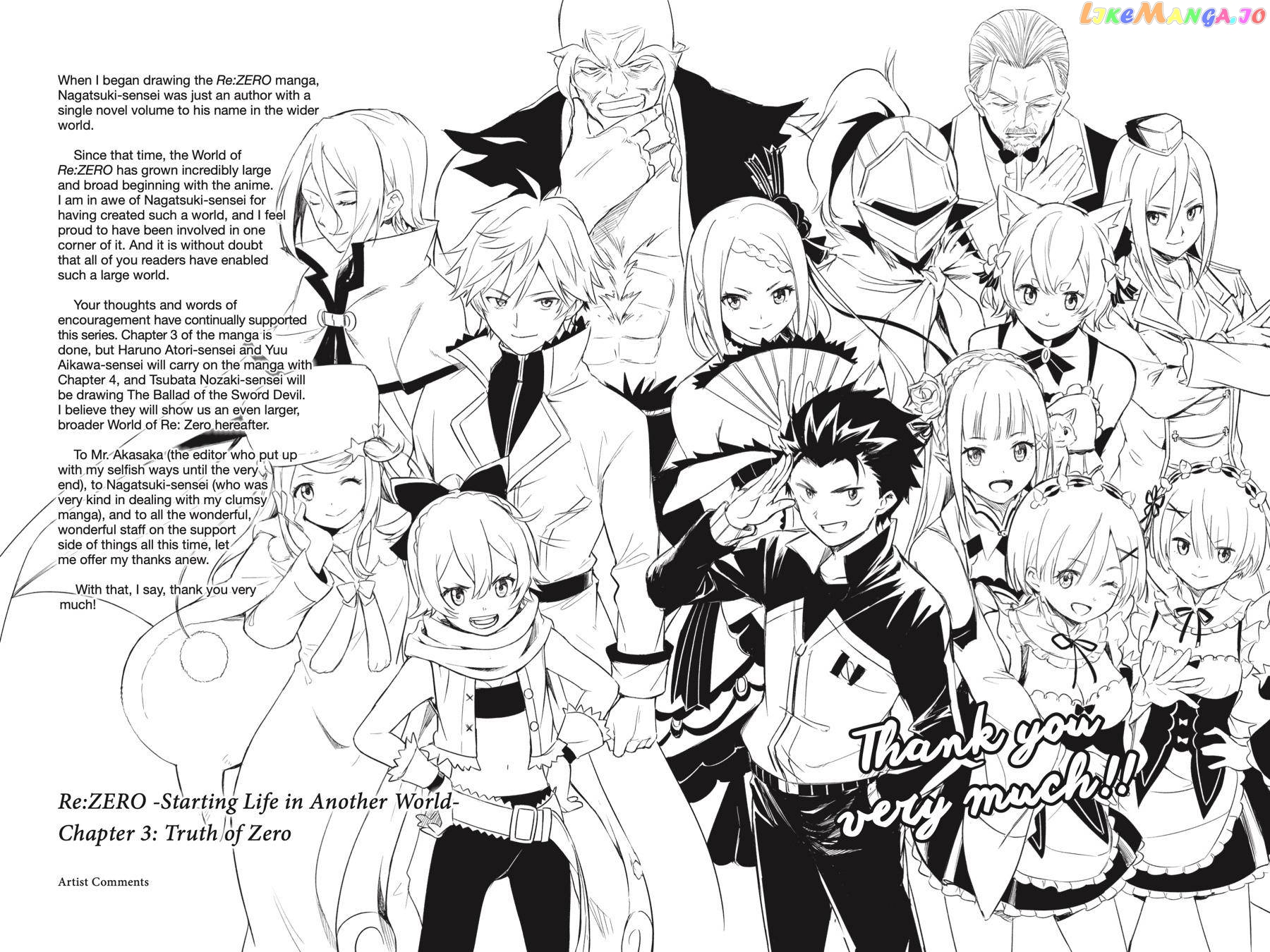Read Re_Zero kara Hajimeru Isekai Seikatsu - Daisanshou - Truth of Zero ENGLISH Manga Online