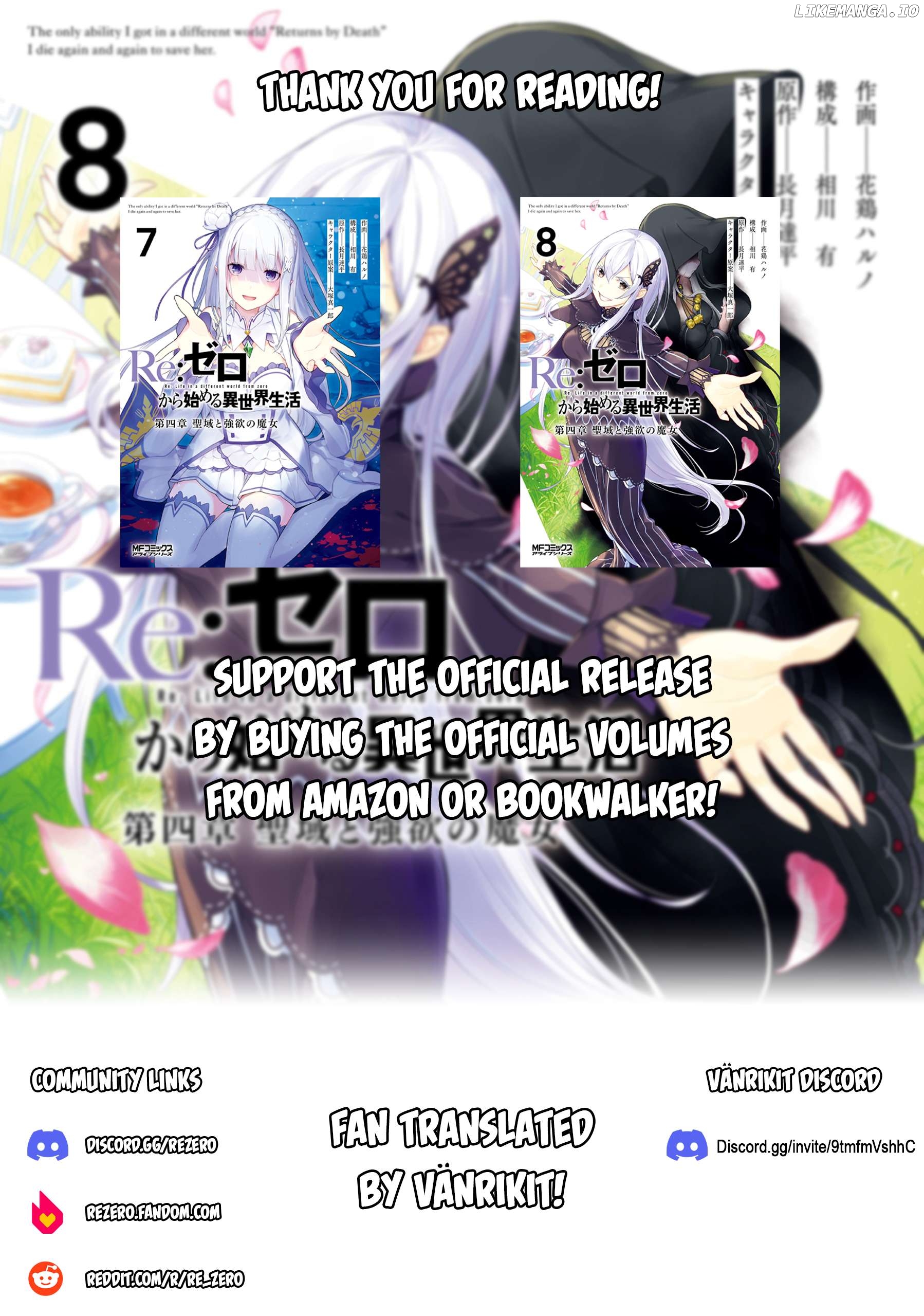 Read Re_zero Kara Hajimeru Isekai Seikatsu Dai 4-Shou - Seiiki To Gouyoku No Majo ENGLISH Manga Online