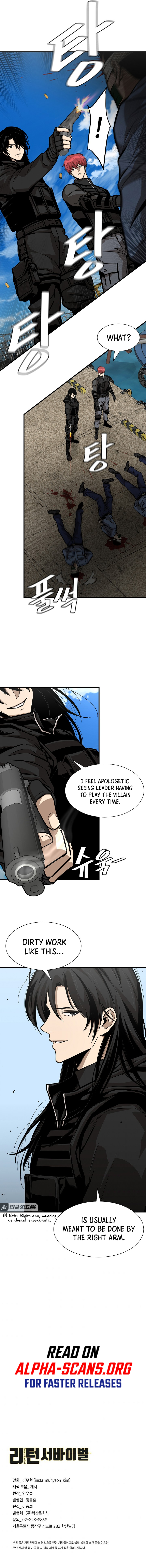 Read Return Survival ENGLISH Manga Online