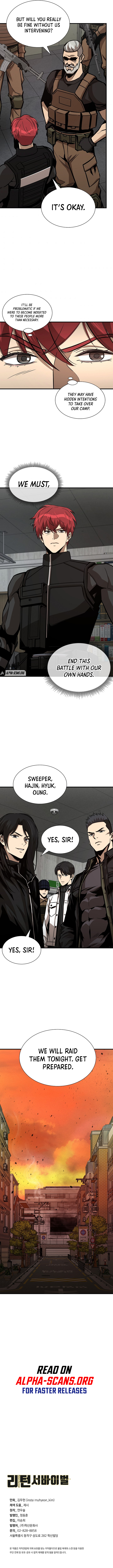 Read Return Survival ENGLISH Manga Online