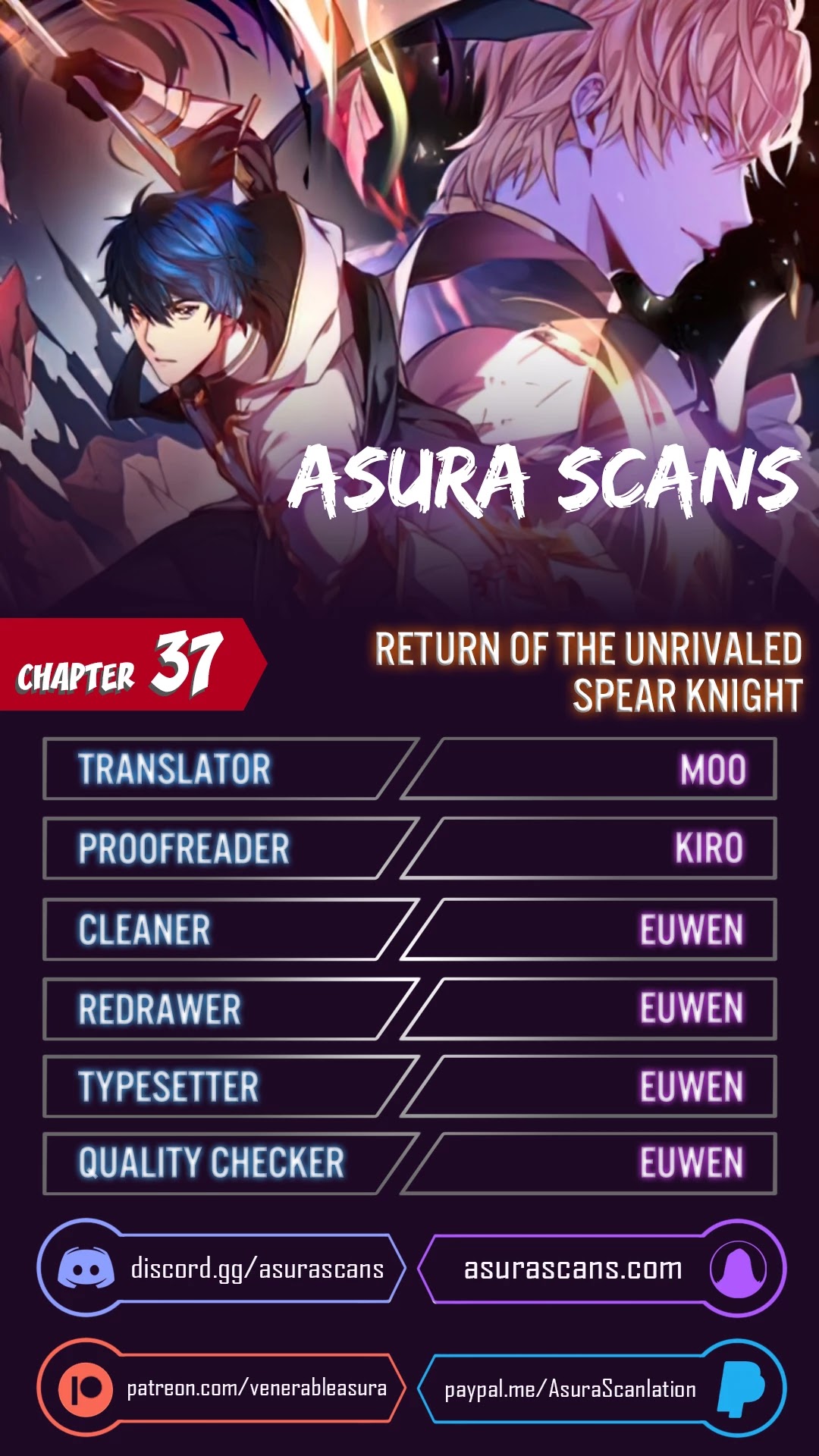 Read Return of the Legendary Spear Knight ENGLISH Manga Online