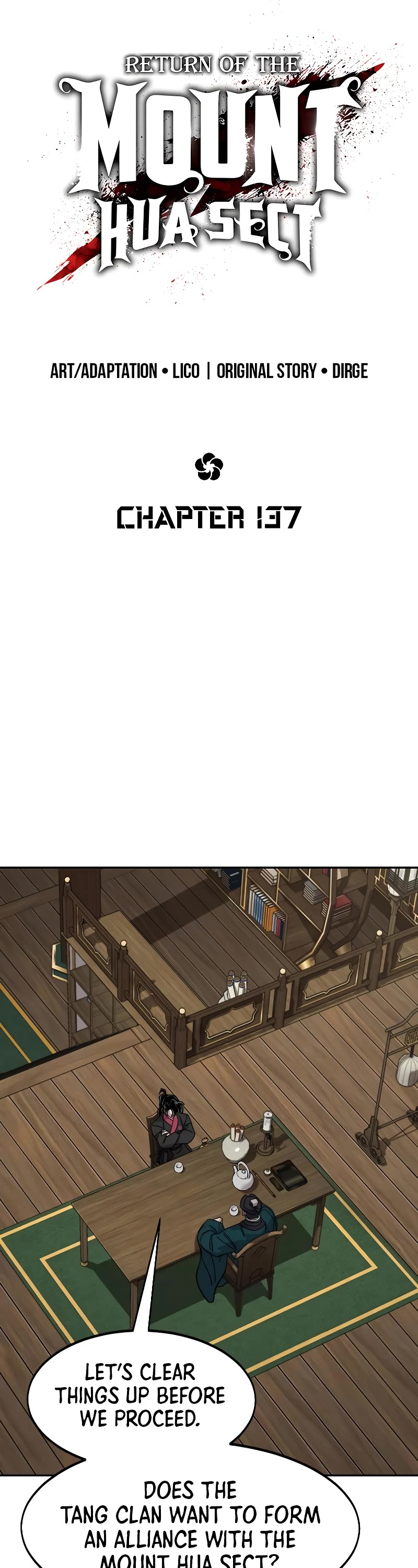 Read Return of the Mount Hua Sect ENGLISH Manga Online