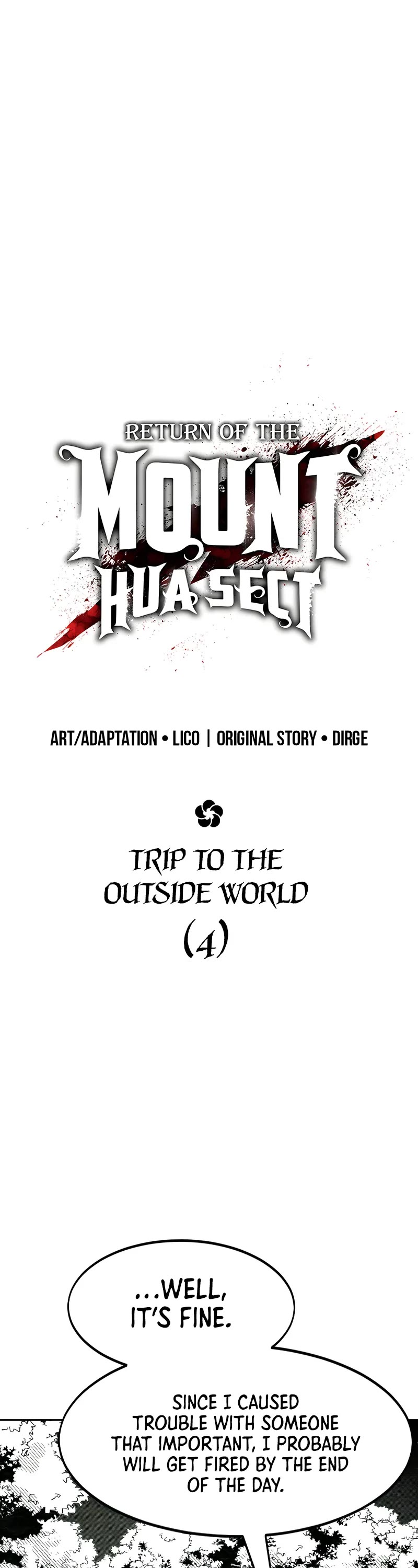 Read Return of the Mount Hua Sect ENGLISH Manga Online