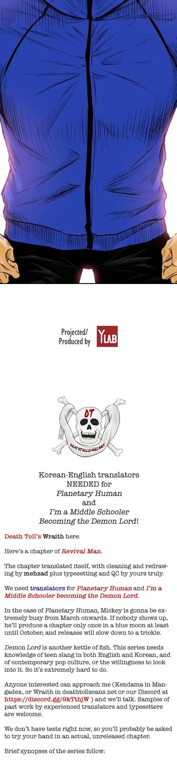 Read Revival Man ENGLISH Manga Online