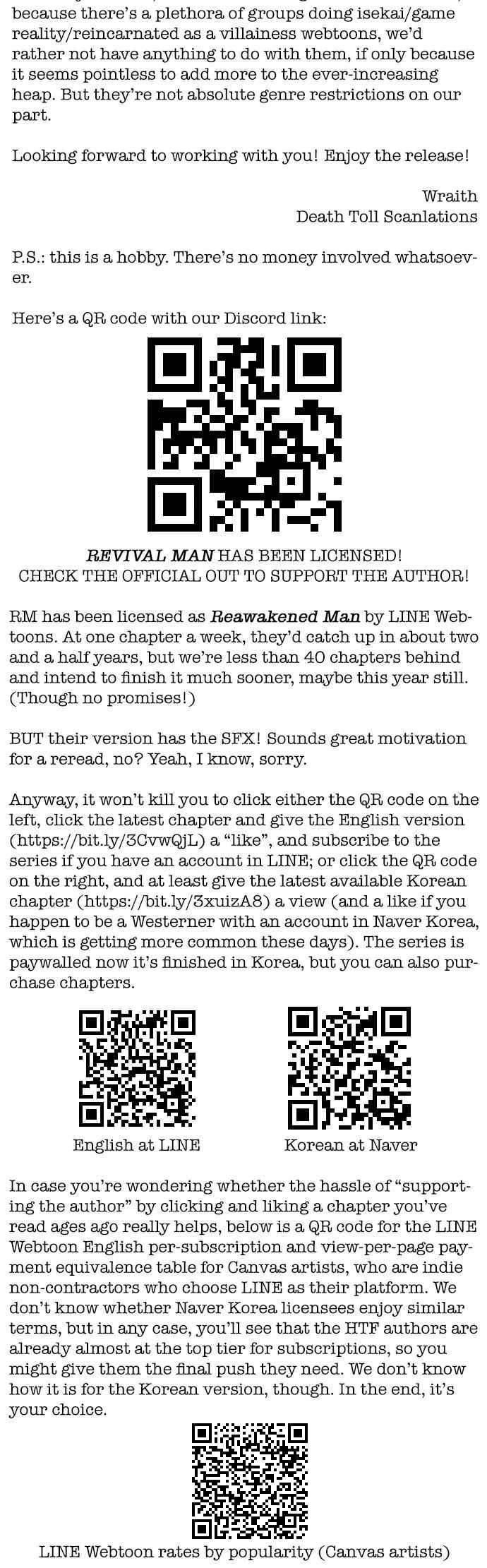 Read Revival Man ENGLISH Manga Online