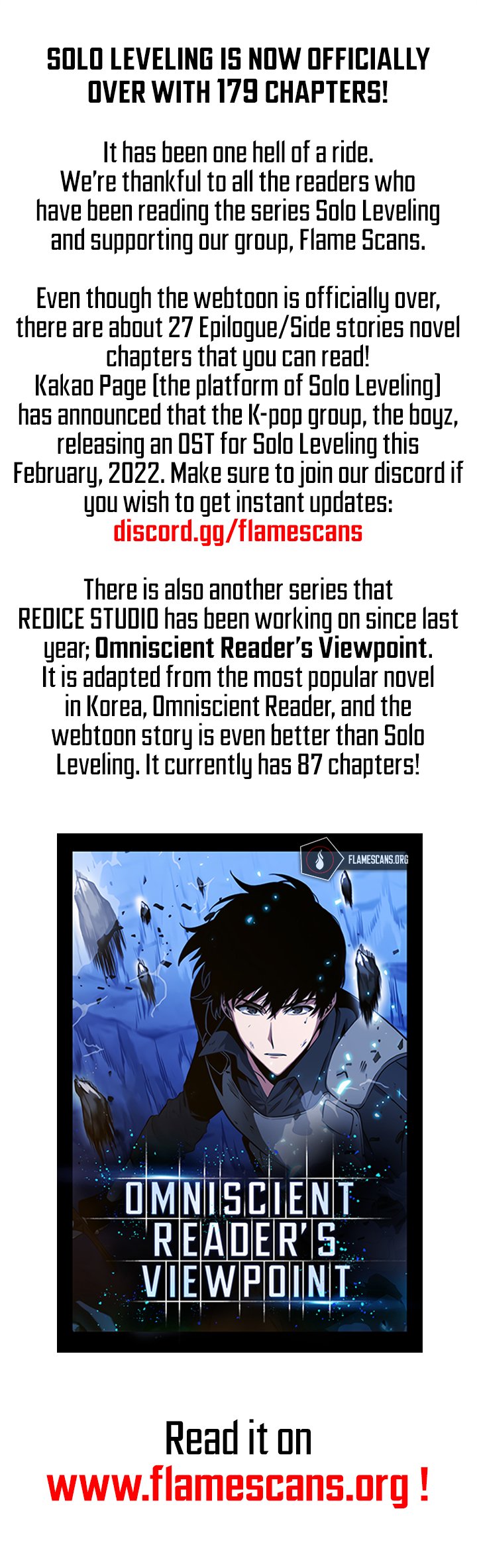 Read Solo Leveling ENGLISH Manga Online