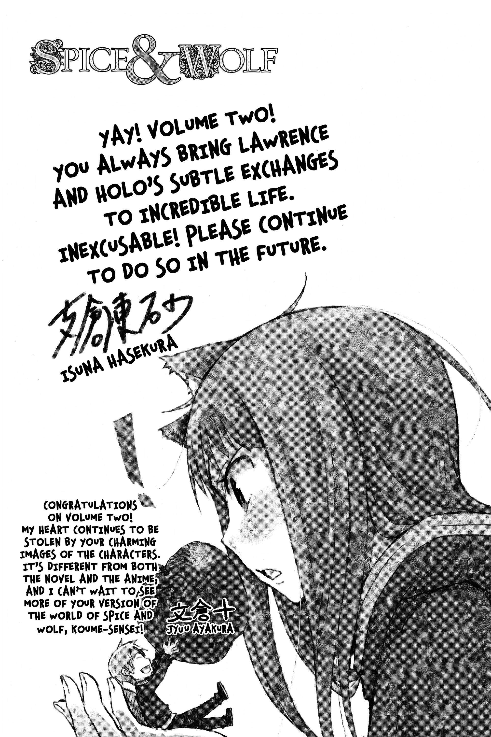Read Spice and Wolf ENGLISH Manga Online