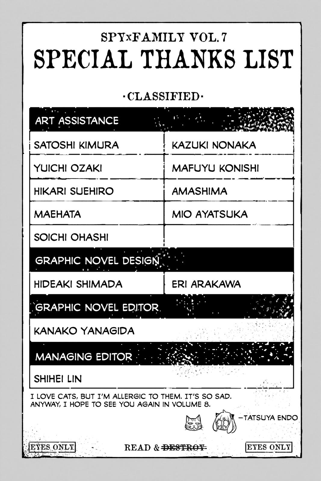 Read Spy x Family ENGLISH Manga Online