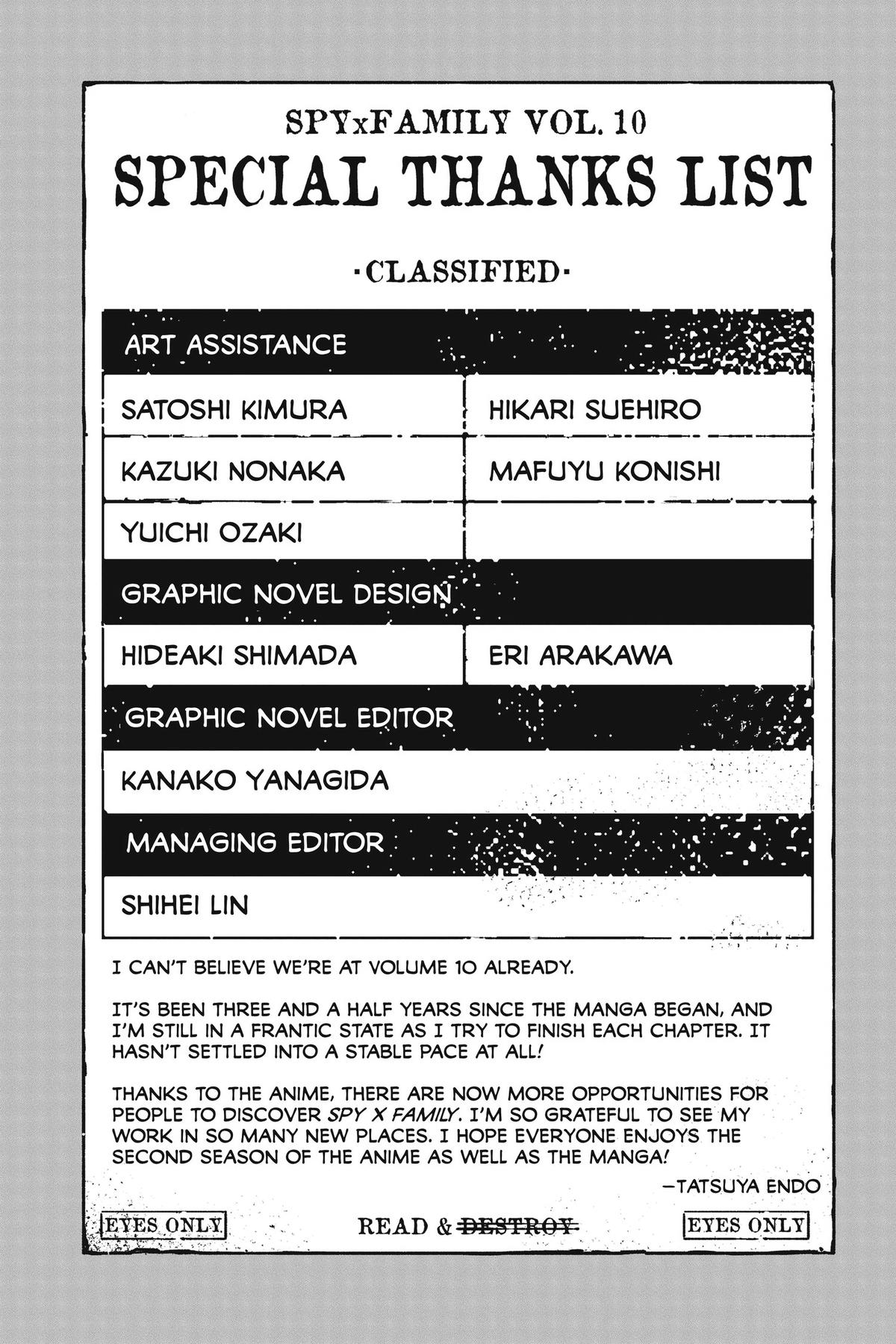 Read Spy x Family ENGLISH Manga Online