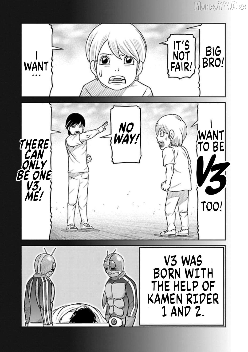 Read Tanzaburo Tojima Wants To Be Kamen Rider ENGLISH Manga Online