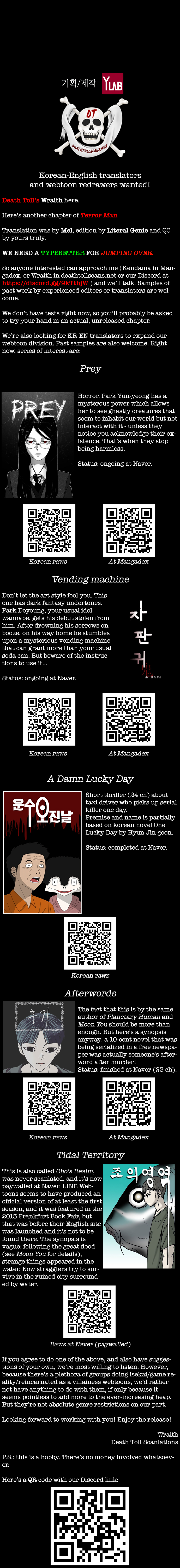 Read Terror Man ENGLISH Manga Online