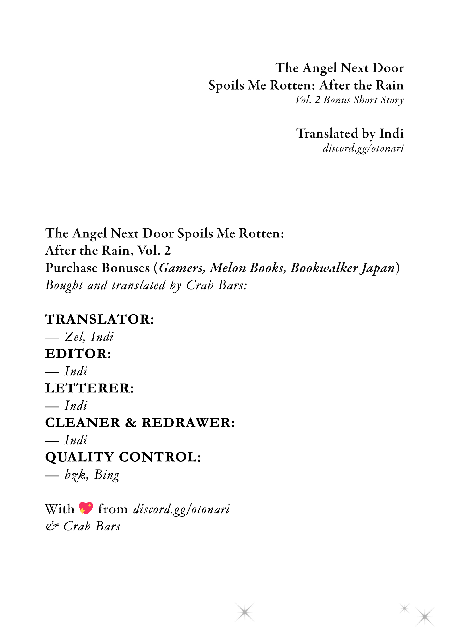 Read The Angel Next Door Spoils Me Rotten_ After the Rain ENGLISH Manga Online