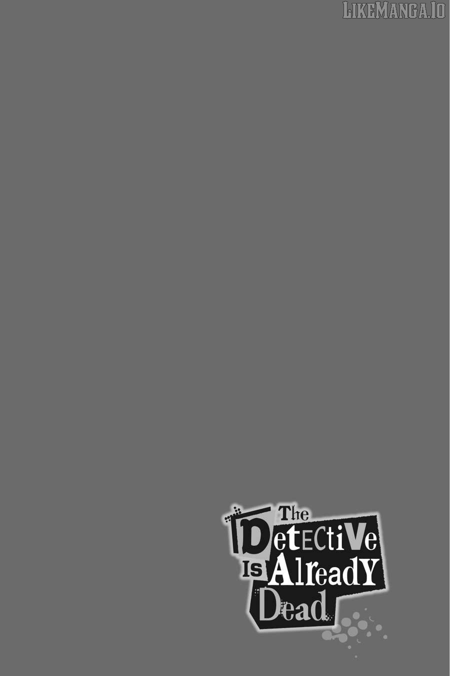 Read The Detective Is Already Dead ENGLISH Manga Online