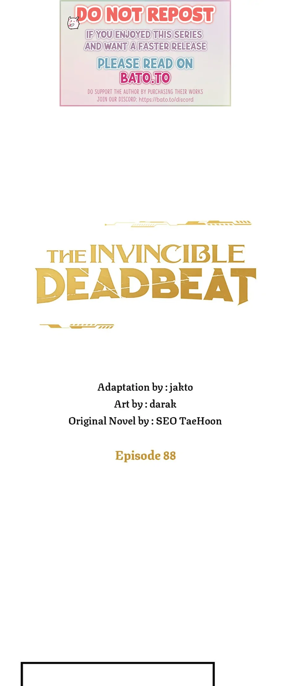 Read The Invincible Deadbeat ENGLISH Manga Online