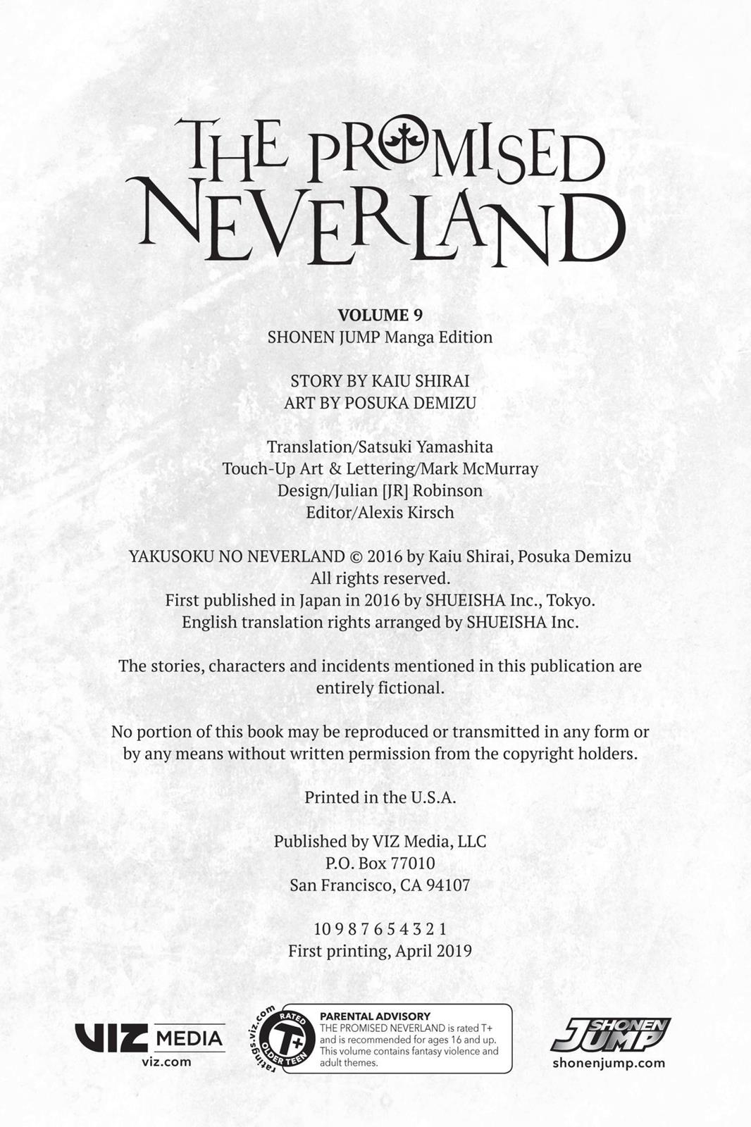Read The Promised Neverland ENGLISH Manga Online