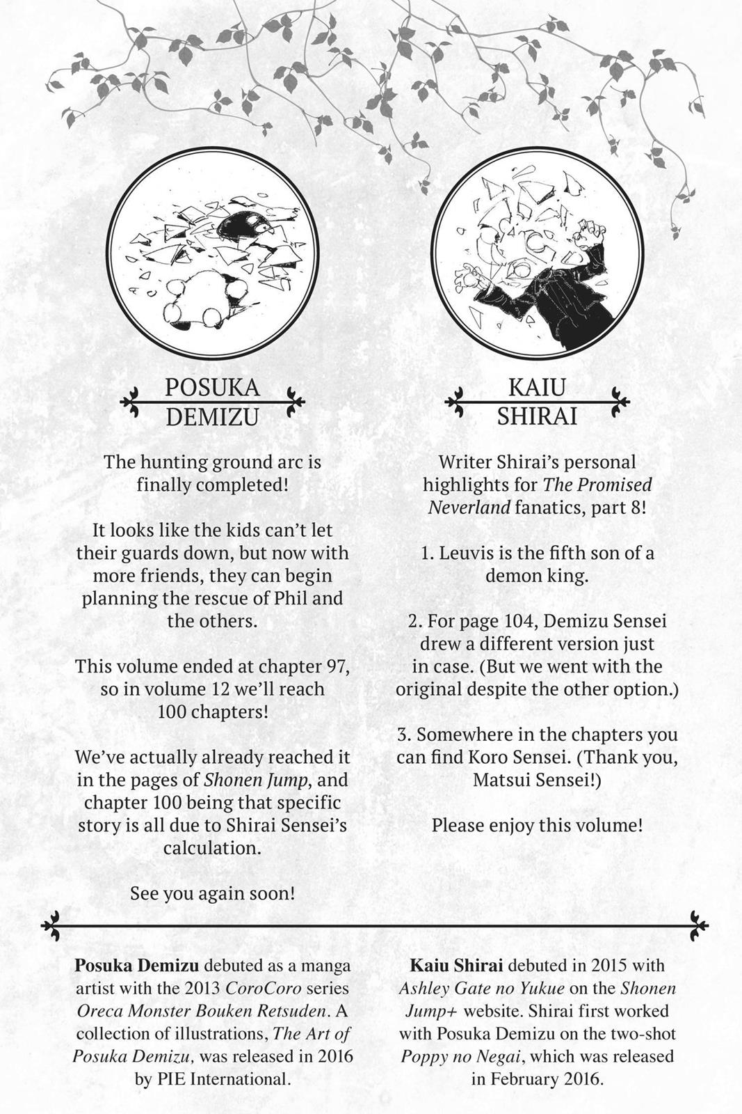 Read The Promised Neverland ENGLISH Manga Online